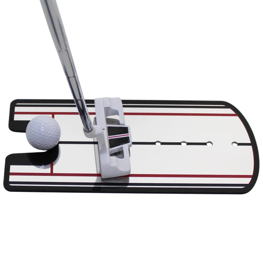 1 pieza de Espejo de Golf para la alineación, Ayuda de Entrenamiento de Golf para Equilibrar el Putter, Práctica Recta de la Línea de Visión, Accesorios de Entrenador de Golf para el Putter.