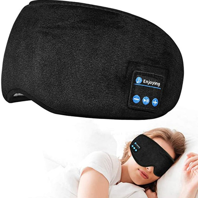 "Antifaz de Dormir con Auriculares Bluetooth"