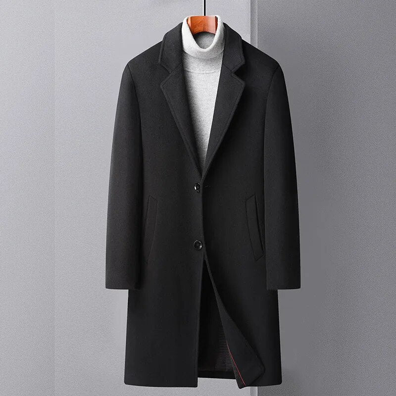 Gabardina de lana para hombre