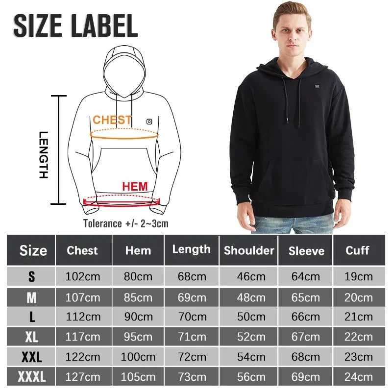 Unisex USB Heated Sweatshirts 🔥